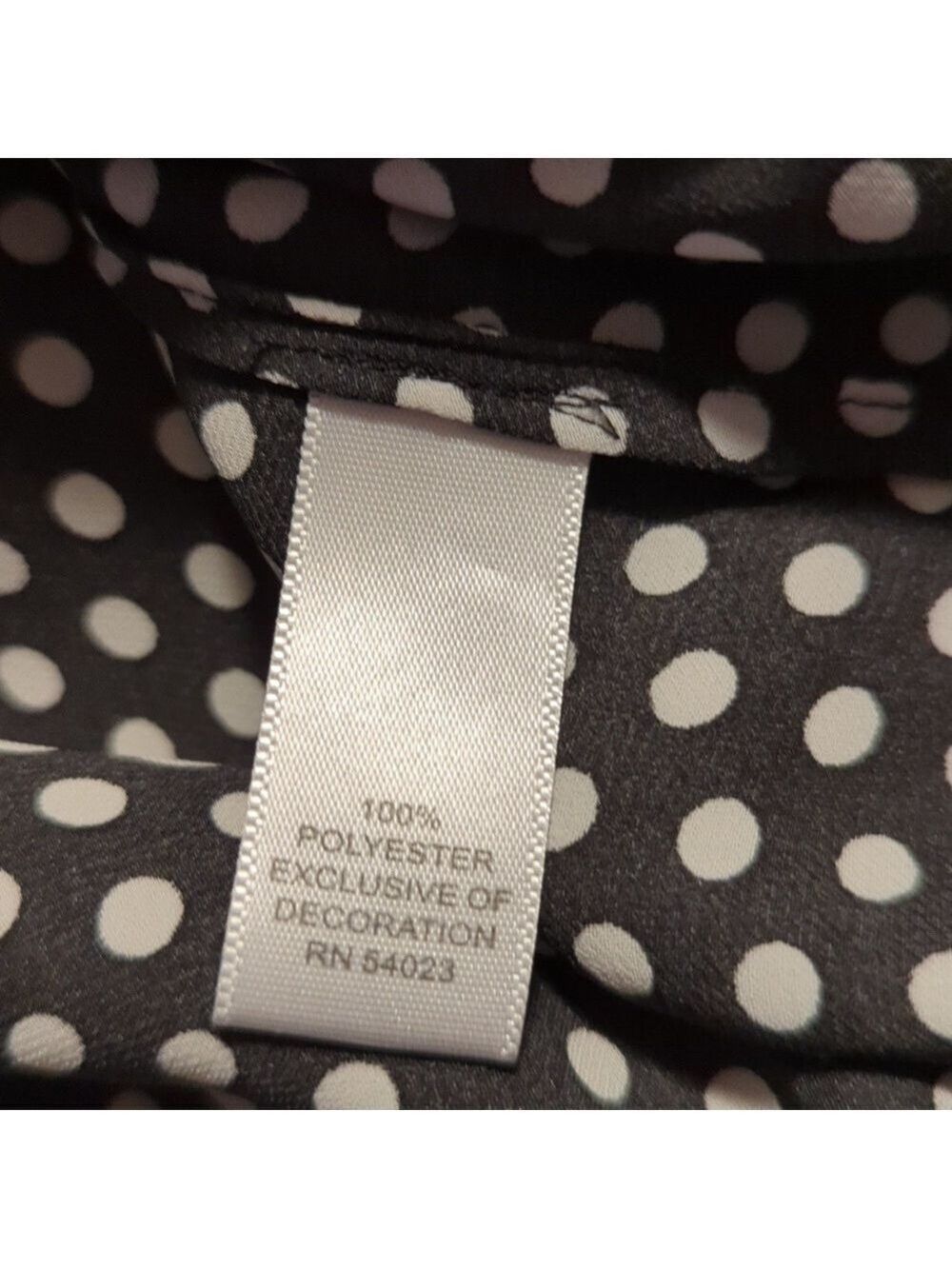 Banana Republic Black Tan Polka Dot Tank Top Size 14 - Picture 10 of 11